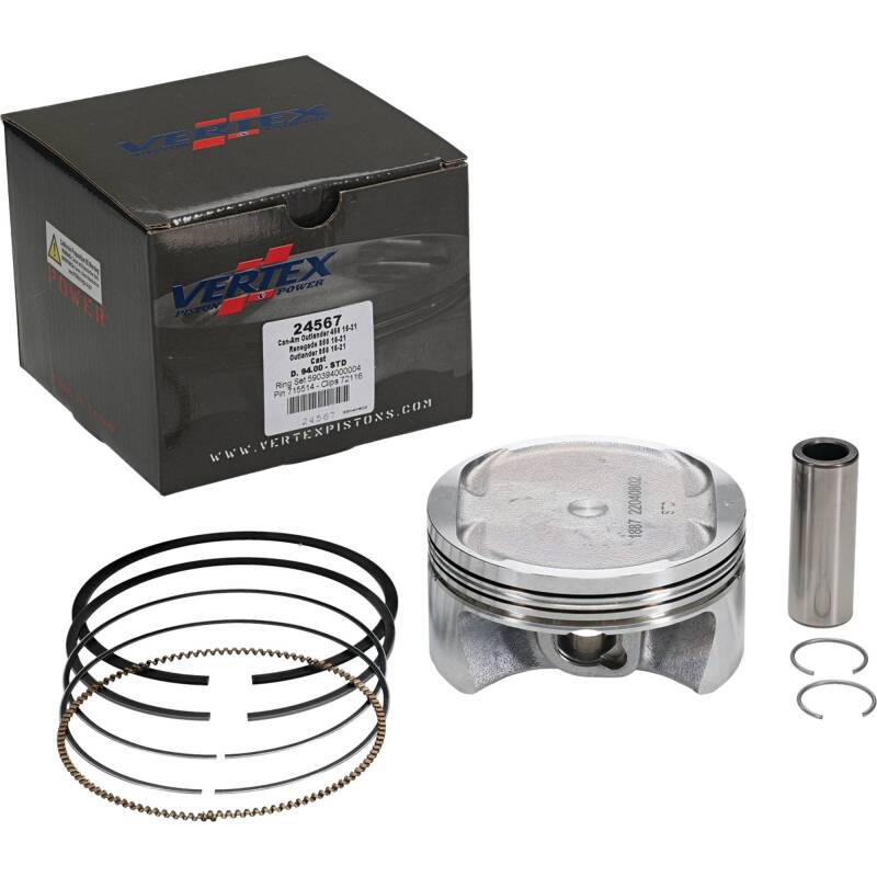 Can-Am Outlander Piston Kit - Vertex Pistons - Cast Replica - `17-`21